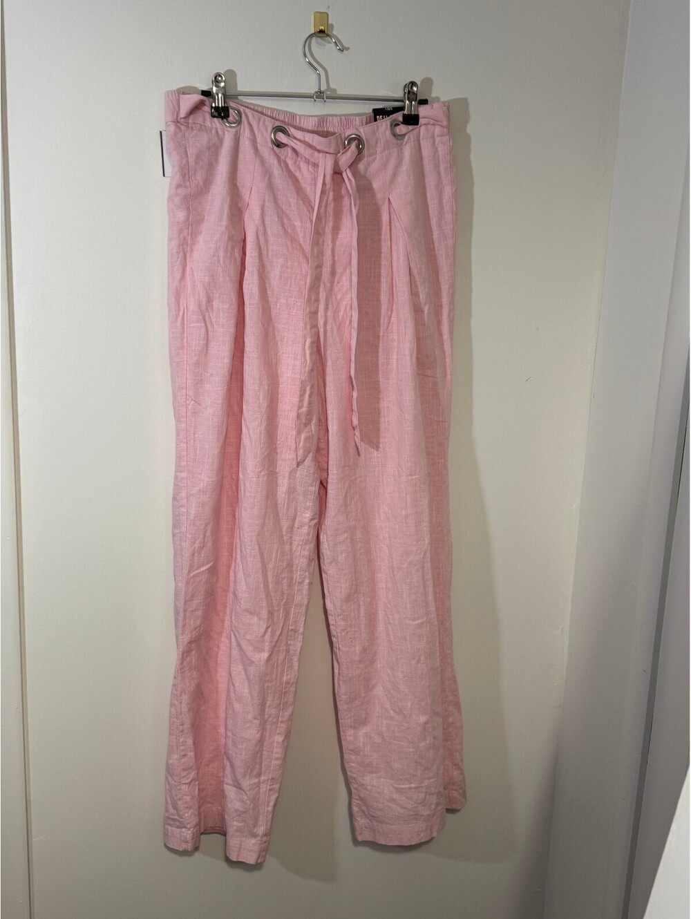 Deja Bleu Premium Pink 100% Cotton Casual Pants Large